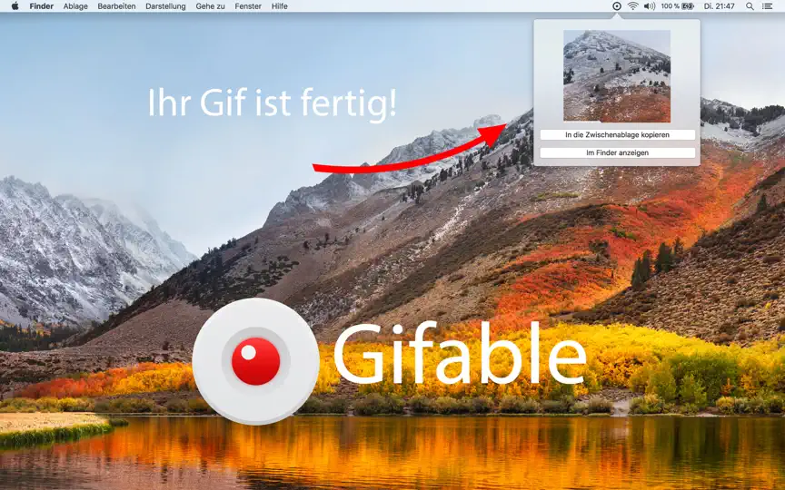 Screenshot von Gifable - GIF Bildschirmaufzei auf dem iPhone 5