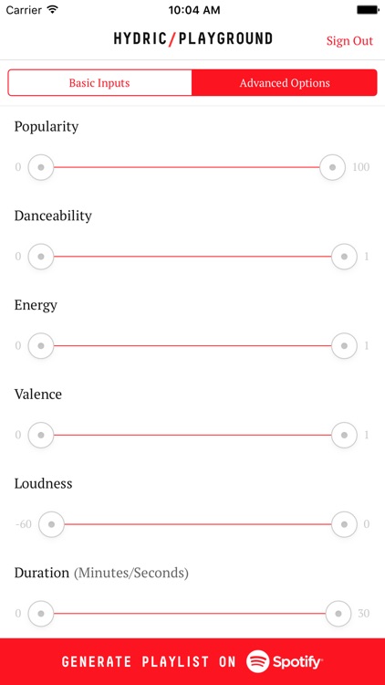 Playlist Playground - a generator for Spotify