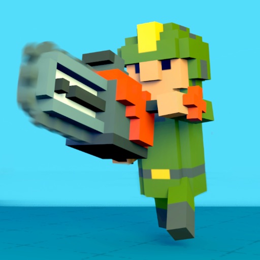 Blocky Combat Shooter 3D Icon