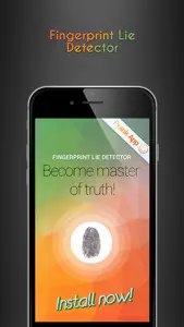 Fingerprint Lie Truth Detector Prank screenshot #1 for iPhone