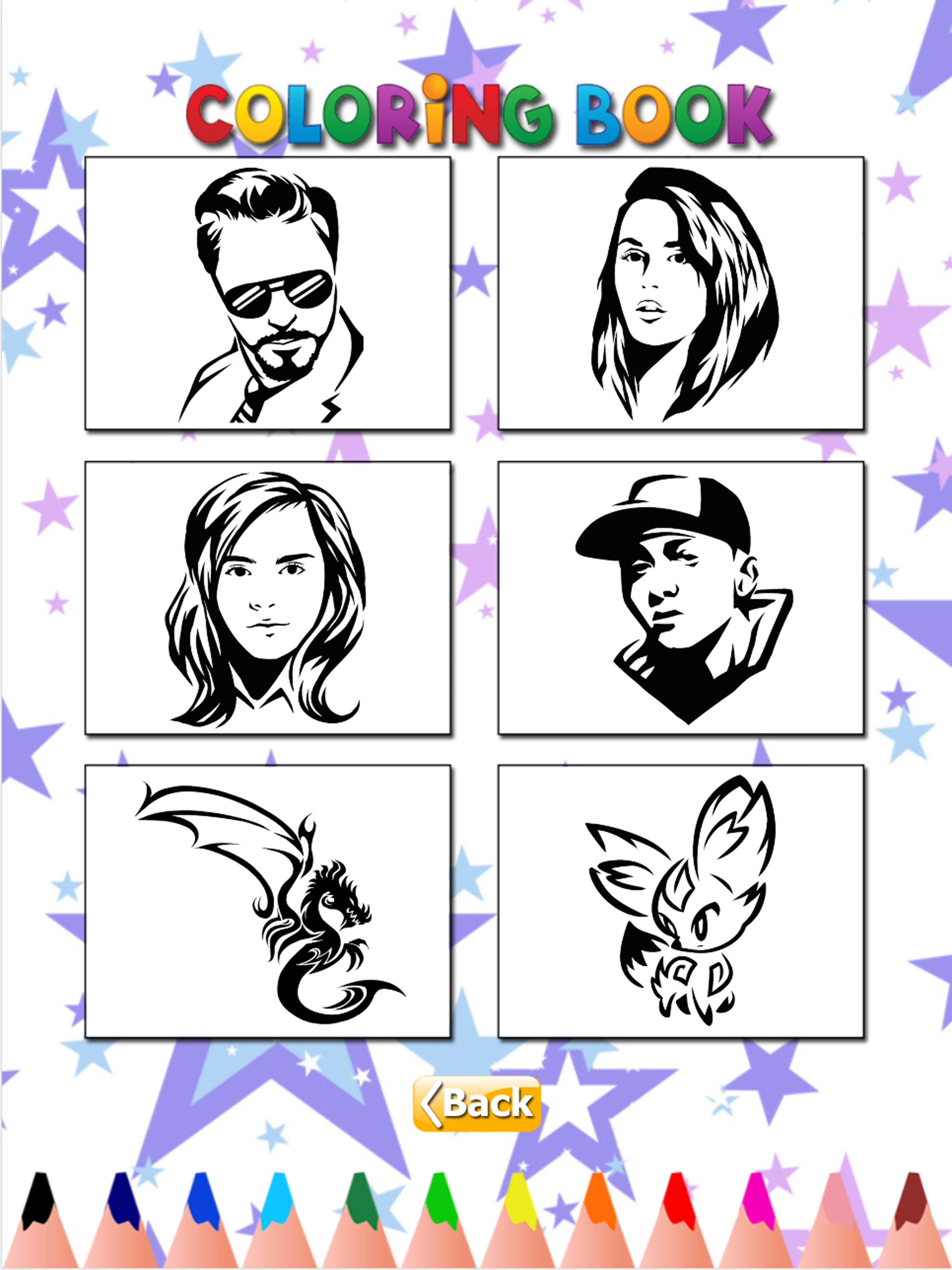 Coloring Book Tattoo Design: Painting Picture Tribal Tattoos Free Edition