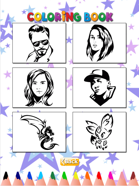 Coloring Book Tattoo Design: Painting Picture Tribal Tattoos Free Edition iPad screenshot