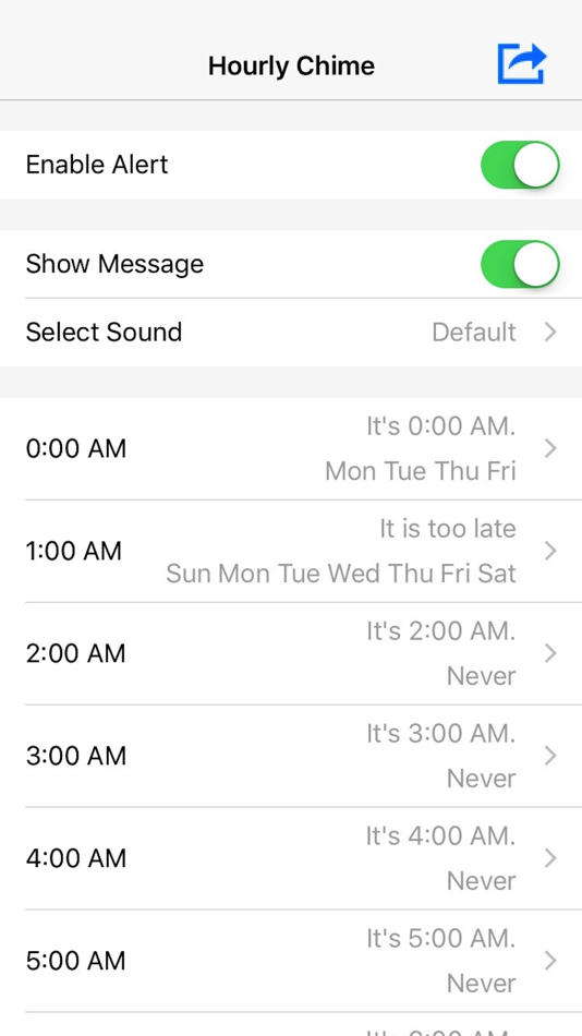#1. Hourly Chime - Reminder Every Hour (iOS) 由: Qi Chen