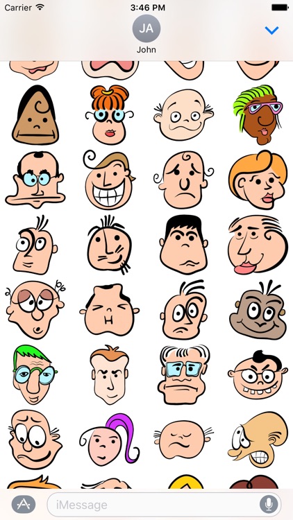 Head and Face Emoji Stickers