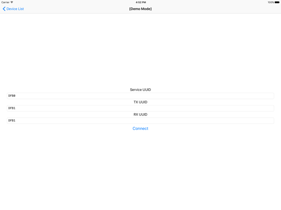 HackerRemote - Bluetooth (BLE) remote iPad screenshot 4 - Utilities app