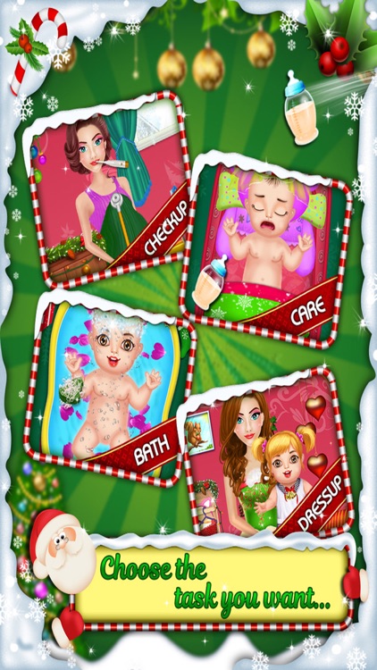 Christmas Mommy & NewBorn Baby - Girls Games Free