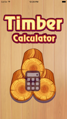 Timber Calculator screenshot 1