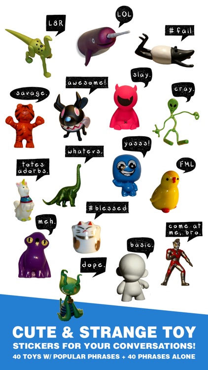 Toys Talk - Funny Toys and Phrases Stickers