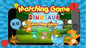 Dinosaur matching remember game preschool matching screenshot #1 for iPhone