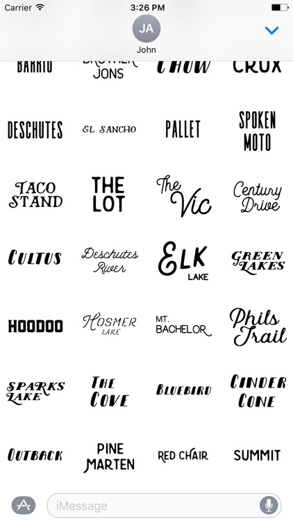 Bend Oregon Sticker Pack