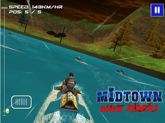 Screenshot #6 pour MidTown Wave Riders - Free 3D Jet Ski Racing Game