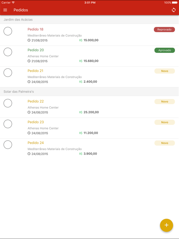 Screenshot #4 pour Aprov. Pedidos de Compra