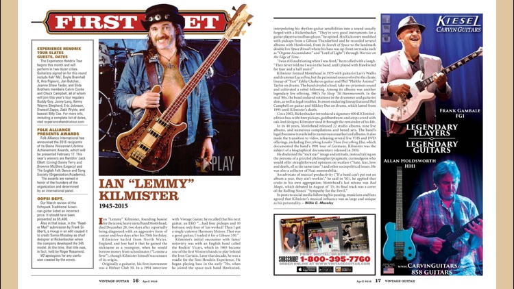 Vintage Guitar Magazine