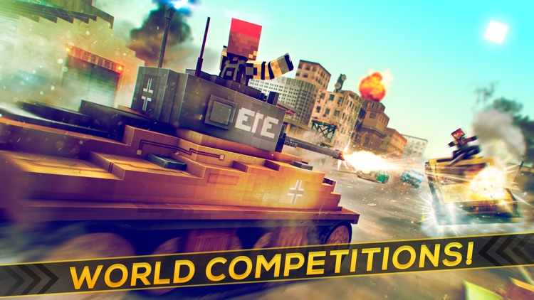 Tank Simulator 2016 | Blocky Tanki Racing Battle