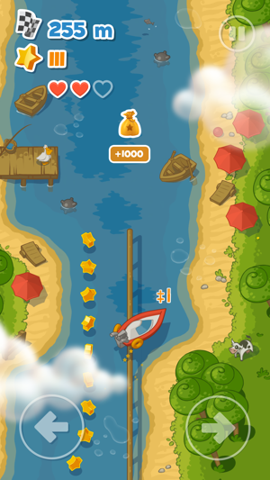 ‎Little Boat River Rush Screenshot