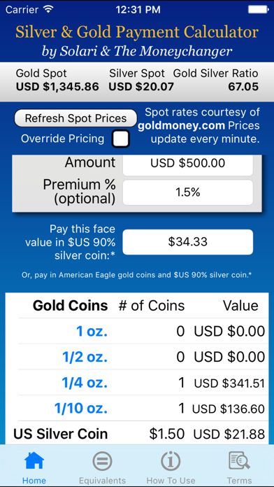 Screenshot #1 pour SilverGold