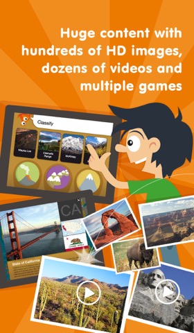 Kids US Atlas - United States Geography Gamesのおすすめ画像3