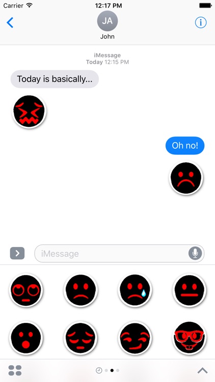 gloomies: goth emojis screenshot-3