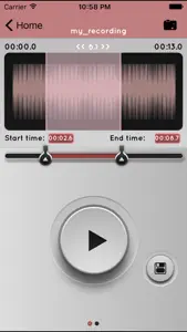 a MP3 Cutter For iMovie Free screenshot #2 for iPhone