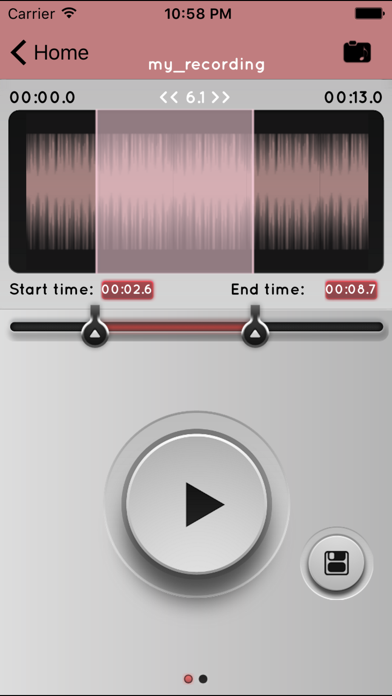 a MP3 Cutter For iMovie Free screenshot 2