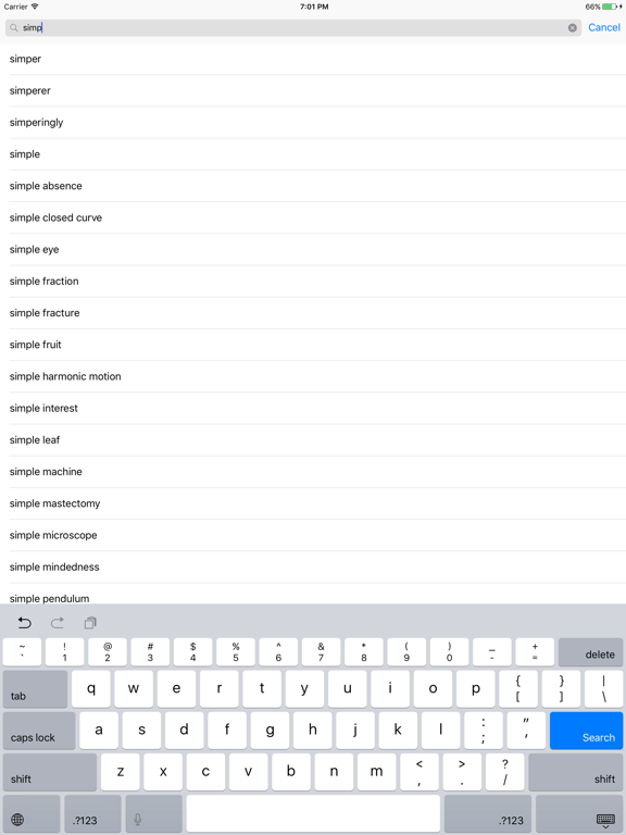 Screenshot #5 pour Dictionnaire Anglais Simple