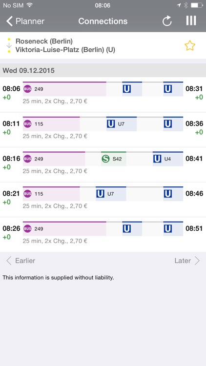 BVG FahrInfo Plus Berlin