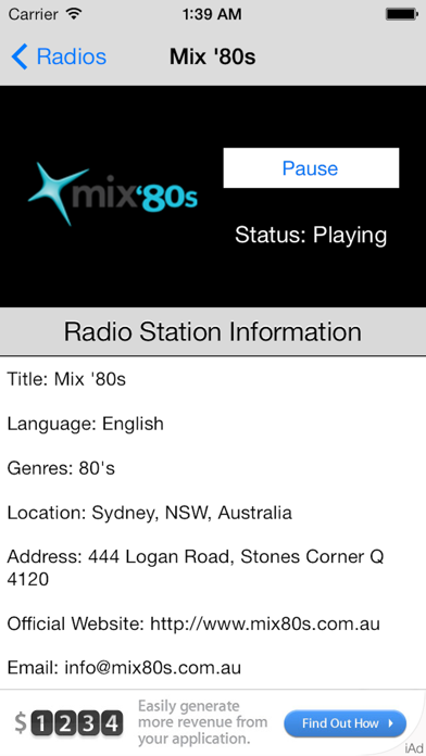 Screenshot #2 pour Australia Radio Live