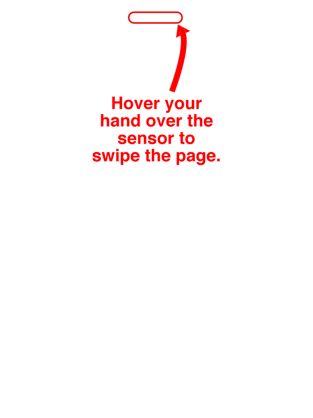 ‎Air Swipe - Swipe the screen without touching it Screenshot