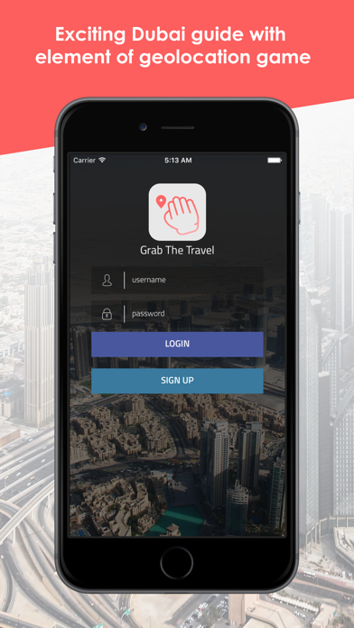 Screenshot #1 pour Grab The Travel - geolocation Dubai city guide