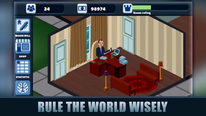 World President Simulator Screenshot on iOS