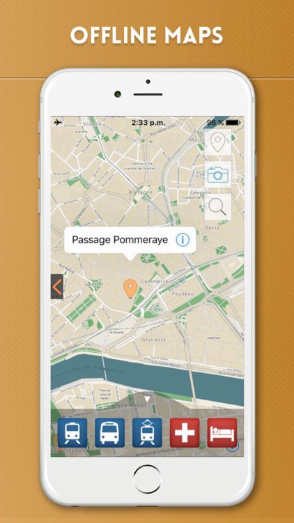 Nantes Travel Guide with Offline City Street Map screenshot-4