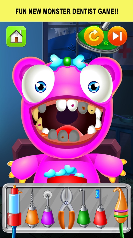 Monster Dentist Doctor Shave - Kid Games Free - 1.4 - (iOS)