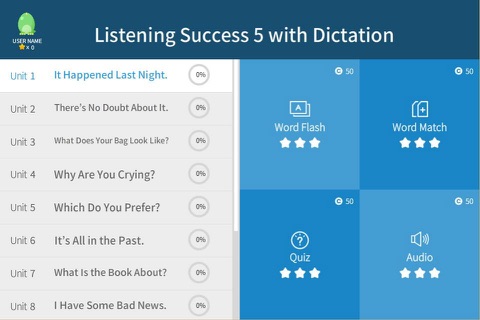 Listening Success 5 with Dictation screenshot 4