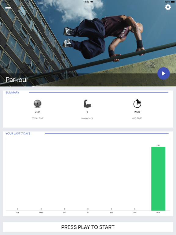Screenshot #5 pour Parkour Workout Challenge - Gain speed and agility