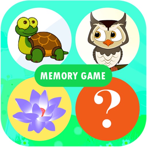Memory Game for kids - Fun to learn animals,vegetables,fruits,flowers,shapes Icon