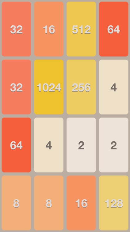 Native 2048 Game with Full Screen mode