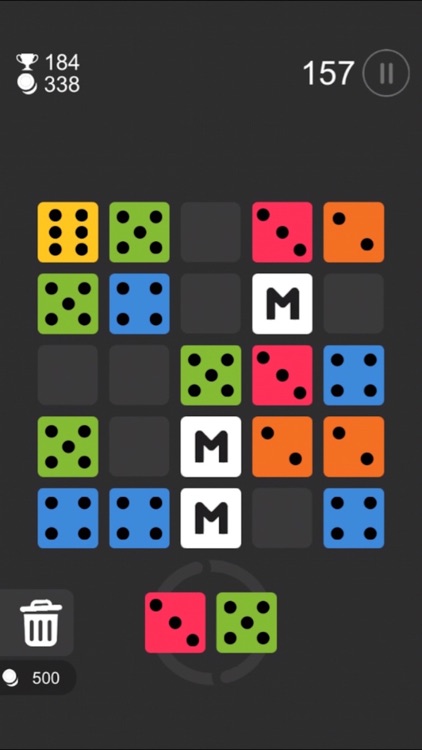 Dice Matrix 100/100 - a Blocks Grid Fit Puzzle Cool World!