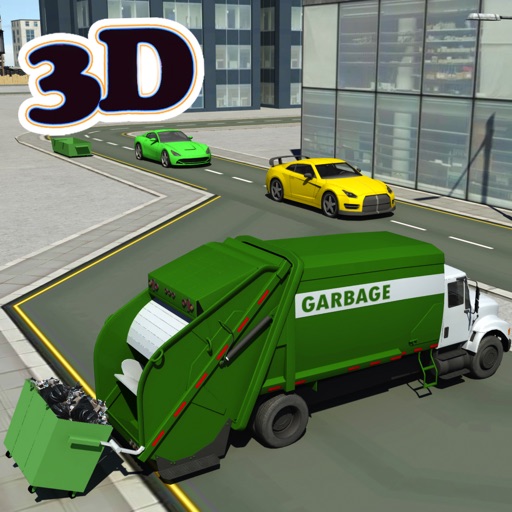Garbage Truck Driving parking 3d simulator Game Icon