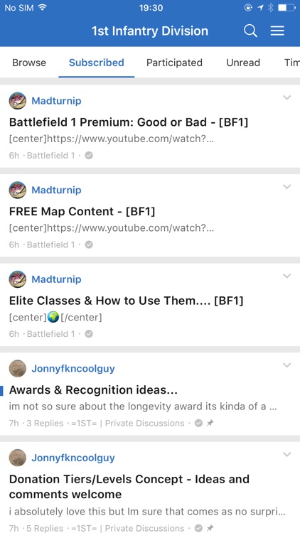 1st Infantry Division - APP