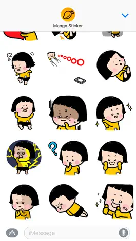 Game screenshot MiM animated - Mango Sticker apk