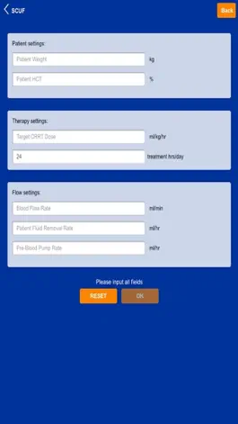 Game screenshot CRRT Dose Calculator mod apk