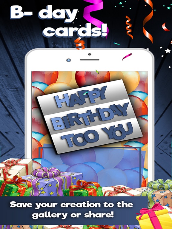 Happy Birthday Cards Maker – Create Best Free eCards and Invitation.s iPad screenshot