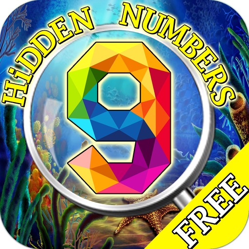 Free Hidden Object Games:Seaside Hidden Numbers icon