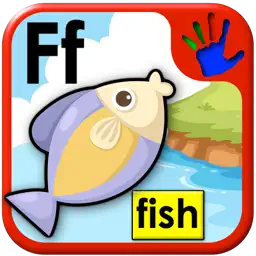 ABC preschool word and picture puzzle phonics app icon
