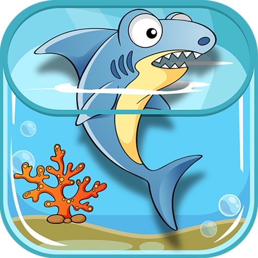 Sea Animals Underwater World Zen Coloring Book Icon