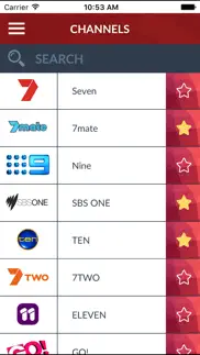 tv-listings & guide australia iphone screenshot 1