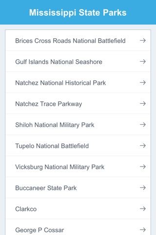 Mississippi National Parks & State Parks screenshot 2