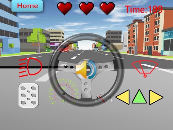 baby school bus driving simulator 3d game for toddler and kids (free)  - QCat iPad screenshot 2 - Education app