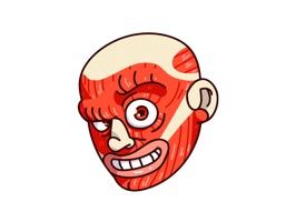 Express yourself with the help of a skinless dude