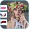 Flower Crown Photo Editor and Montage is an photo Booth app that offers you a variety of Flower Crowns add to your photos and give a virtual makeover to your hair in a second